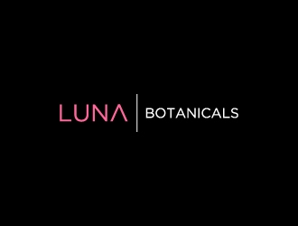 Luna botanicals  logo design by labo