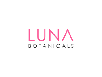 Luna botanicals  logo design by alby