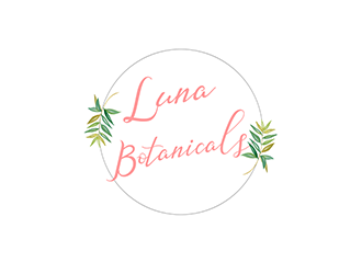 Luna botanicals  logo design by 3Dlogos