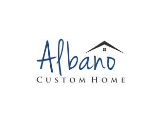 Albano Custom Homes logo design by asyqh