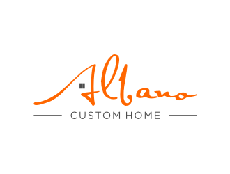 Albano Custom Homes logo design by asyqh