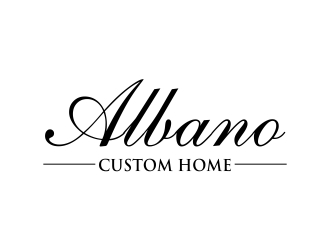 Albano Custom Homes logo design by cikiyunn