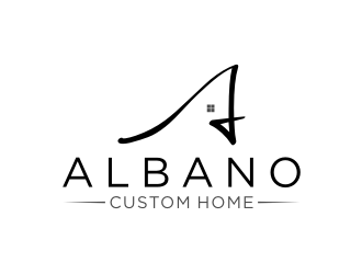 Albano Custom Homes logo design by asyqh