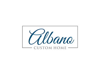 Albano Custom Homes logo design by checx
