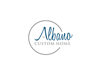 Albano Custom Homes logo design by checx