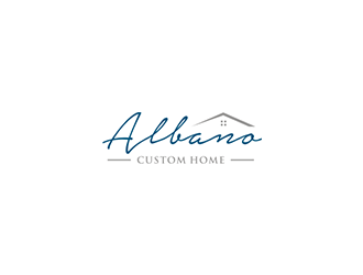 Albano Custom Homes logo design by checx
