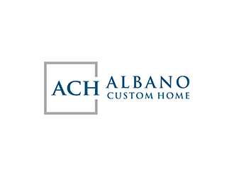 Albano Custom Homes logo design by checx