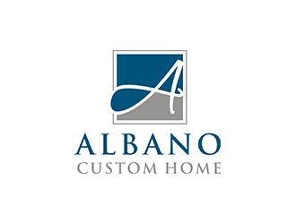 Albano Custom Homes logo design by checx