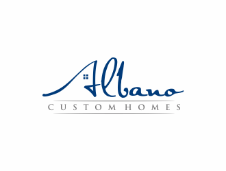 Albano Custom Homes logo design by ammad
