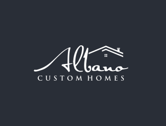 Albano Custom Homes logo design by ammad