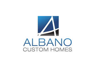 Albano Custom Homes logo design by megalogos