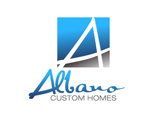 Albano Custom Homes logo design by megalogos
