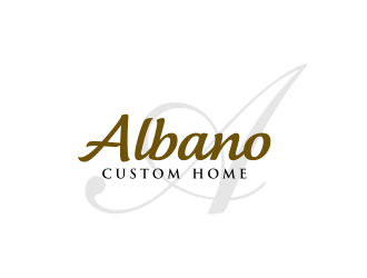 Albano Custom Homes logo design by ingepro