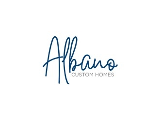 Albano Custom Homes logo design by agil