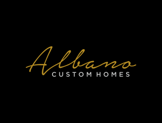 Albano Custom Homes logo design by ammad