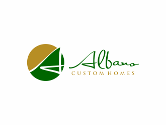 Albano Custom Homes logo design by ammad