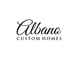 Albano Custom Homes logo design by johana
