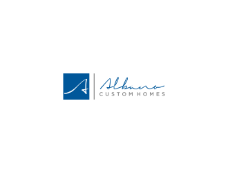 Albano Custom Homes logo design by L E V A R