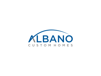 Albano Custom Homes logo design by L E V A R