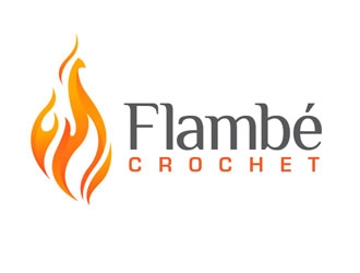 Flambé Crochet logo design by frontrunner