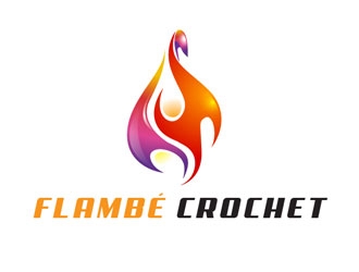 Flambé Crochet logo design by LogoInvent