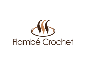 Flambé Crochet logo design by keylogo