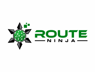 Route Ninja logo design by mutafailan