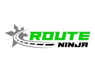 Route Ninja logo design by daywalker