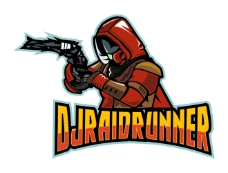 DJRaidRunner logo design by logoviral