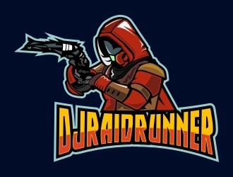 DJRaidRunner logo design by logoviral
