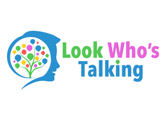 Look Whos Talking logo design by megalogos