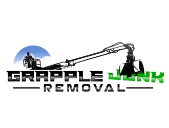 grapple junk removal logo design by DreamLogoDesign