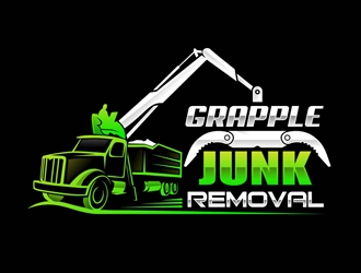 grapple junk removal logo design by DreamLogoDesign