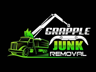 grapple junk removal logo design by DreamLogoDesign