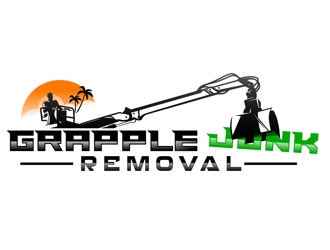 grapple junk removal logo design by DreamLogoDesign