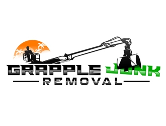 grapple junk removal logo design by DreamLogoDesign