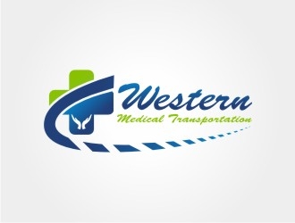 Western Medical Transportation logo design by hariyantodesign