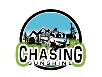 Chasing Sunshine logo design by bougalla005