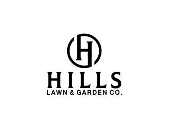 HILLS LAWN & GARDEN CO. logo design by lj.creative