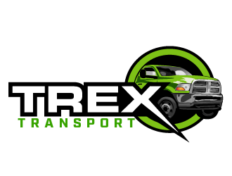 Trex Transport logo design by THOR_