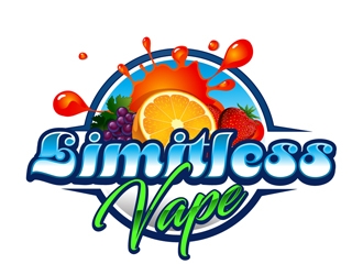 Limitless Vape logo design by DreamLogoDesign