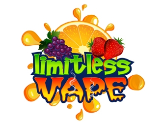Limitless Vape logo design by DreamLogoDesign
