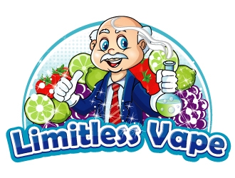 Limitless Vape logo design by logoviral