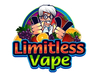 Limitless Vape logo design by DreamLogoDesign