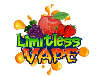 Limitless Vape logo design by DreamLogoDesign