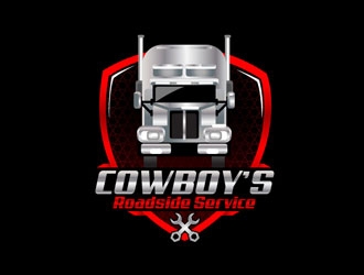 Cowboy’s Roadside Service logo design by LogoInvent
