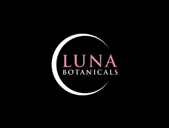 Luna botanicals  logo design by johana