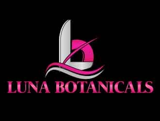 Luna botanicals  logo design by fawadyk