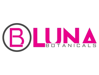 Luna botanicals  logo design by fawadyk