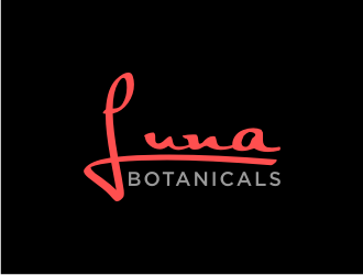 Luna botanicals  logo design by nurul_rizkon